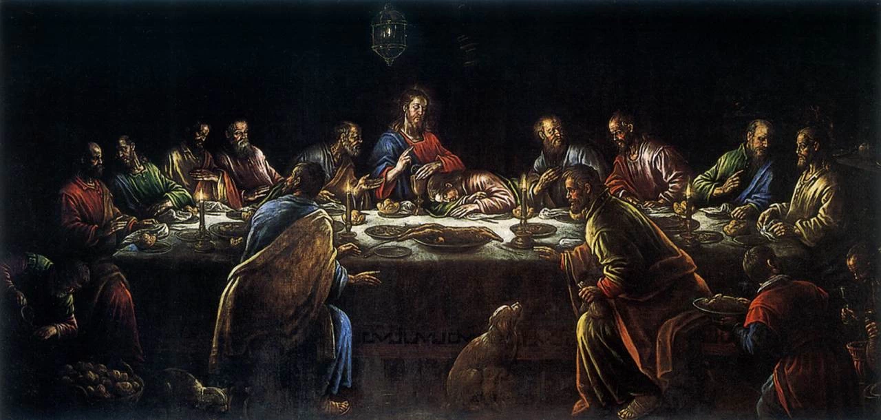 93-Leandro Dal Ponte, detto Bassano-L'ultima Cena - Santa Maria Formosa, Venezia  